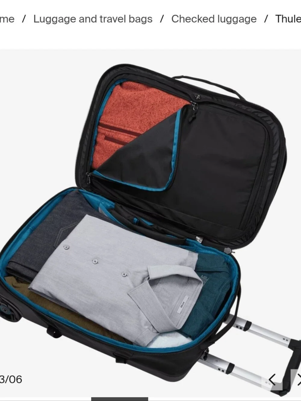 Thule Subterra wheeled duffel bag 55cm/22